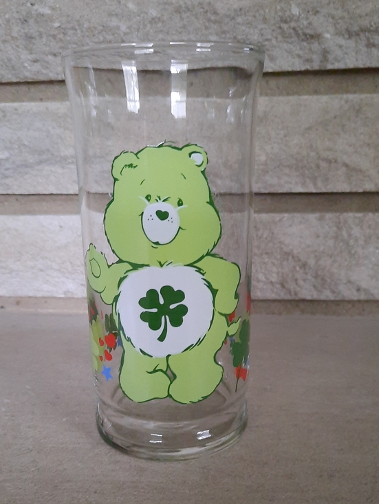 Pizza Hut Other - Vintage Pizza Hut Care Bears Glass Good Luck 1983